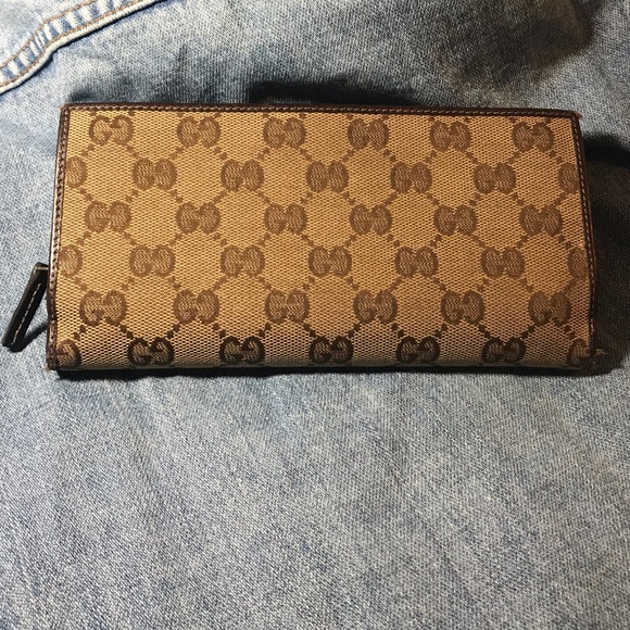 Gucci ring monogram zip wallet - Picture 2 of 8